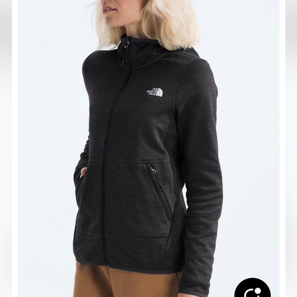 The North Face Charcoal Gray Canyonlands Full-Zip Hoodie - M